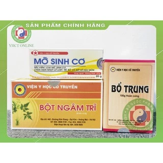 Combo mỡ sinh cơ - bột ngâm trĩ - bổ trung