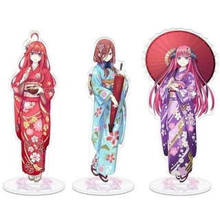 Mô hình standee Nhà Có Năm Nàng Dâu Gotoubun no Hanayome ver LỄ HỘI anime chibi (mica trong acrylic)