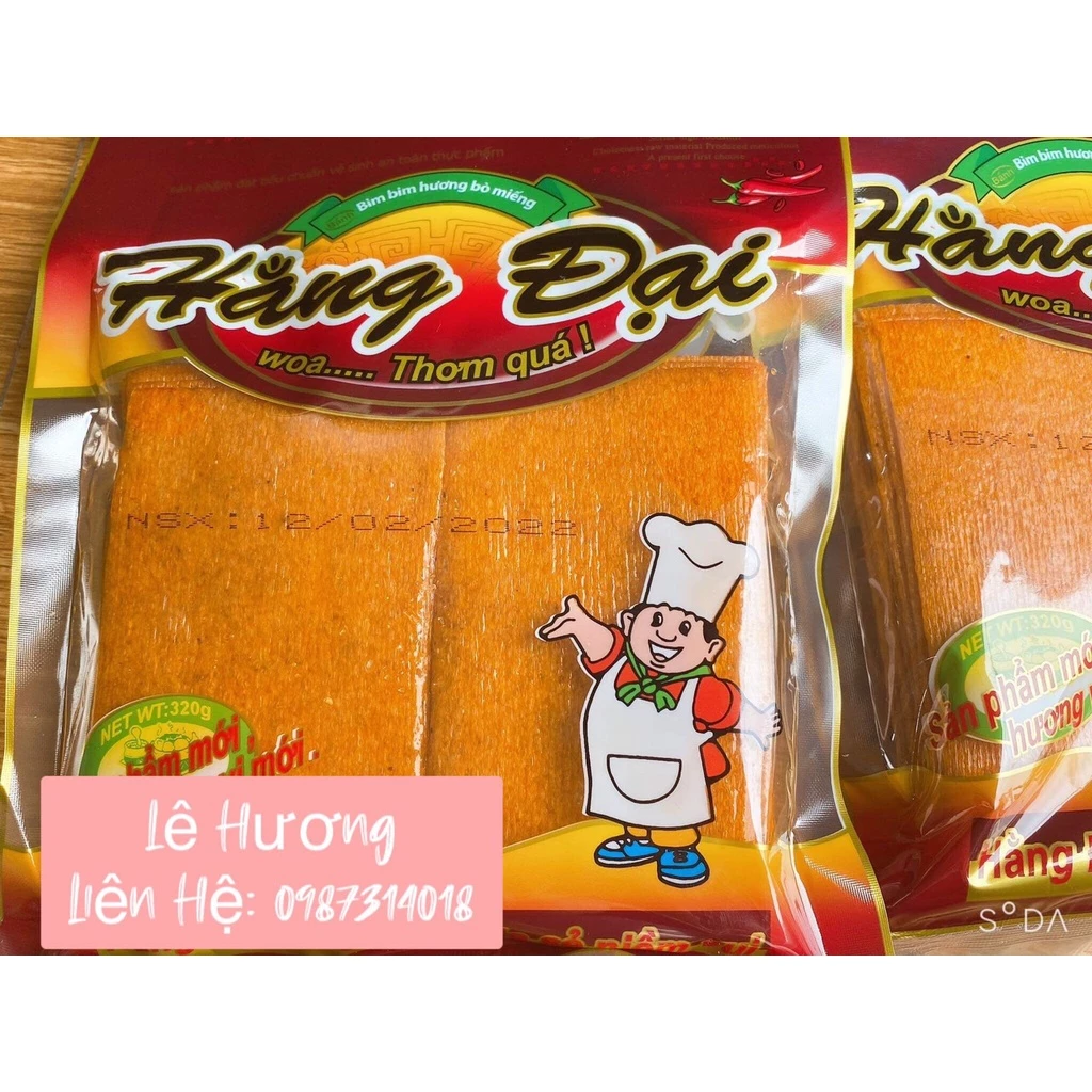 Snack bim Hằng đại miếng ăn liền