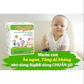 cốm bigbb xanh hỗ trợ ổn định tiêu hóa, tăng đề kháng