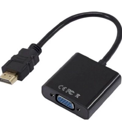 Cáp Chuyển HDMI Sang VGA 15cm (1 Chiều) - Cho Máy Tính, Laptop Ra Màn Hình, Máy Chiếu