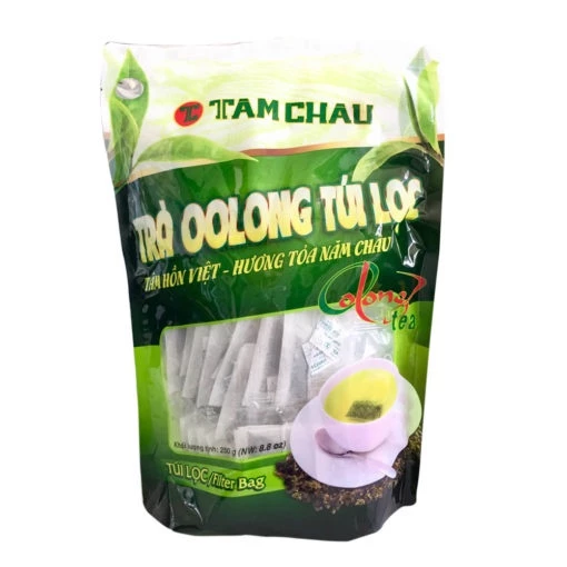 TRÀ Ô LONG (OOLONG) TÚI LỌC TÂM CHÂU 250GR/GÓI