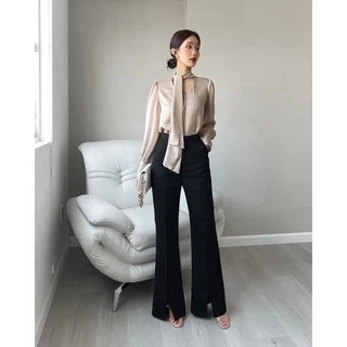 ZIEL Quần ống vẩy xẻ V gấu | V-cut Pants