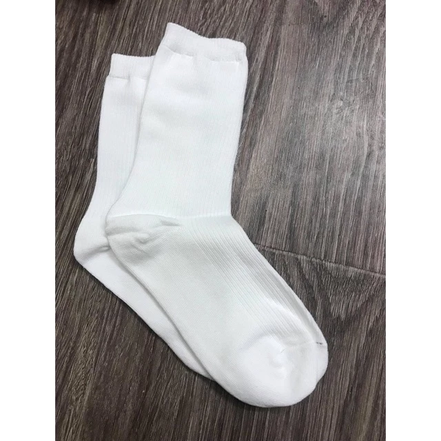 Tất Vớ Nam Nữ Cổ Cao Trơn Cotton Êm Ái Dày Dặn Êm Ái, Thoáng Khí, basic unisex nam nữ