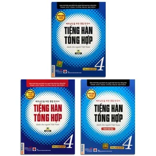 Sách - Combo Giáo Trình Tiếng Hàn Tổng Hợp Dành Cho Người Việt Nam Trung Cấp 4 (Combo, lẻ tùy chọn)
