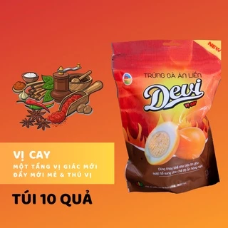 Trứng gà ăn liền Devi vị cay túi 10 quả