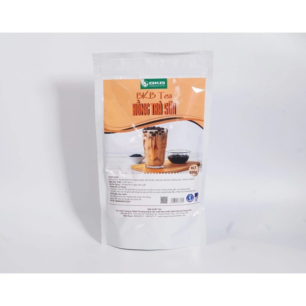 Bột trà sữa pha sẵn BKB vị Hồng Trà 500g