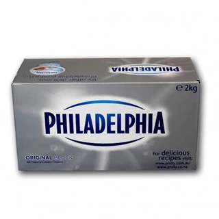 PHILADELPHIA CREAM CHEESE PHÔ MAI KEM ÚC ( 2 kg / khối )