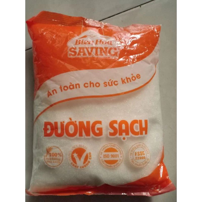 Bao 20kg đường sạch biên hoà loại 1kg / túi