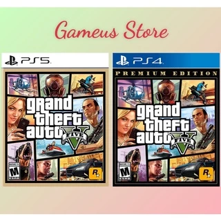 Đĩa Game PS4 : Grand Theft Auto V Premium Online Edition Hệ US