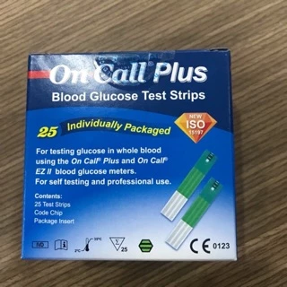 Que thử đường huyết On Call Plus (25-50 que) date xa