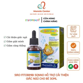 FITOBIMBI SONNO HỖ TRỢ GIẤC NGỦ CHO BÉ 30ML - Monnie Center