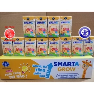 Thùng Sữa Bột Pha Sẵn SMARTA GROW 110ml x 48 hộp (Không quà)