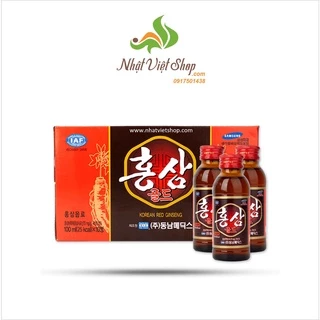 Nước Hồng Sâm / Đông Trùng Hạ Thảo DongNam Korean Red Ginseng 1000ml (100ml x 10 chai)