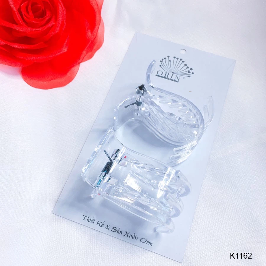 KẸP TÓC CÀNG CUA TRONG SUỐT