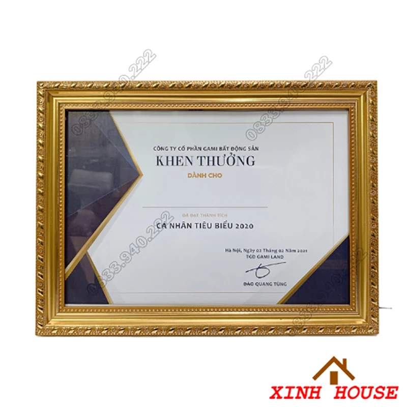 Khung bằng khen A4 (21x30) - Khung ảnh treo tường giá rẻ