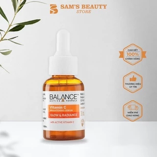 Tinh chất dưỡng trắng Balance Vitamin C Brightening Glow & Radiance Serum 30ml - Sam’s Beauty Store