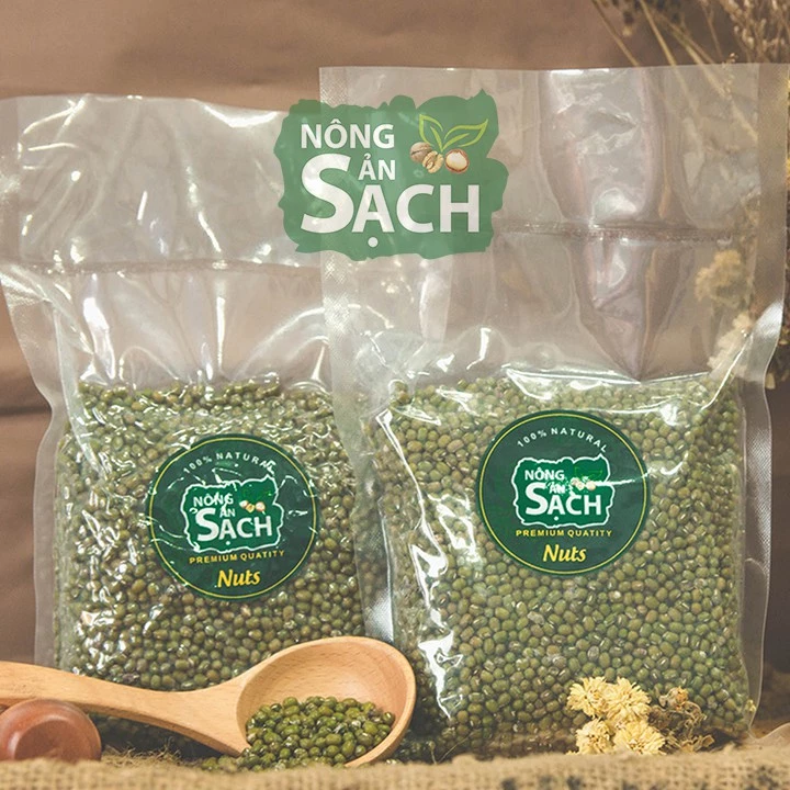 1Kg Đậu Xanh Nông Sản Sạch đã kiểm nghiệm Không Biến Đổi Gen