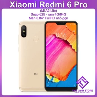 Điện thoại Xiaomi Redmi 6 Pro Rom Quốc tế tiếng VIệt - Snapdragon 625 ram 4G 64G