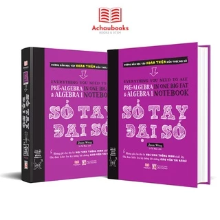 Sách Sổ Tay Đại Số - Á Châu Books ( Lớp 8 - lớp 12 )