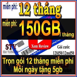 sim 4g mobifone 6mdt150, 12mdt150,12fd50,12md50,12max90 miễn phí 1 năm ( sim sử dung trên toàn quốc)