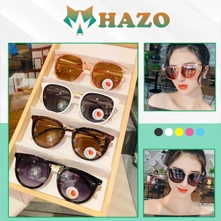 Mắt Kính Thời Trang Form Tròn Con Ong Tròng Polarized 8271 598 Phong Cách Hàn Quốc - Hazo