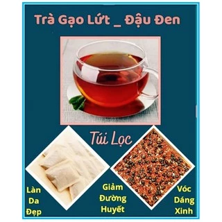 Trà Gạo Lứt Đậu Đen, Túi Dùng Thử - 10 Túi Lọc