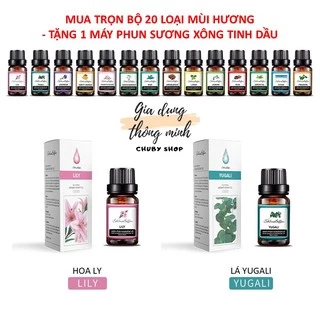 Tinh dầu thiên nhiên thơm phòng, 21 loại thảo mộc Chuby Shop