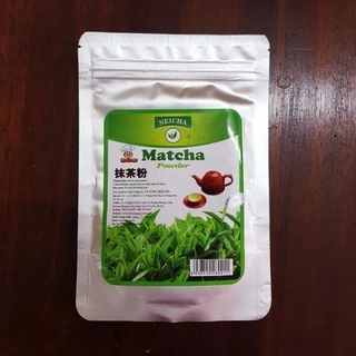 [SIÊU HOT] Bột Trà Xanh/Bột Matcha nguyên chất Đài Loan mũ trắng gói 100g ĐỈNH CHÓP LUÔN