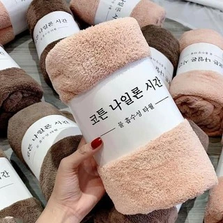 Khăn Tắm Hàn Quốc Cao Cấp - Cotton Siêu Mềm Mịn (Giao Màu Ngẫu Nhiên)