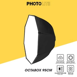 Softbox bát giác tản sáng octabox 95 cm Photolite PA049 làm mềm ánh sang đèn Flash/Led