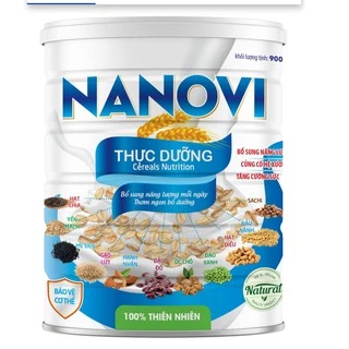 [Hàng chính hãng] Bột ngũ cốc Nanovi thực dưỡng100% thiên nhiên phù hợp cho mọi người ăn chay, tiểu đường.