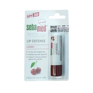 Son dưỡng chống khô nứt môi hương cherry Sebamed pH5.5 Sensitive Skin Lip Defense Cherry 4.8g