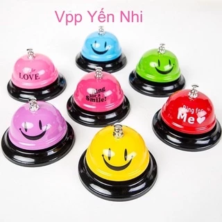 [ FREE SHIP ] Chuông Bấm Để Bàn Đế Kim Loại, chọn mầu Kêu To, Rõ, Đồ Dùng Giáo Cụ dạy học phục vụ trong học tập