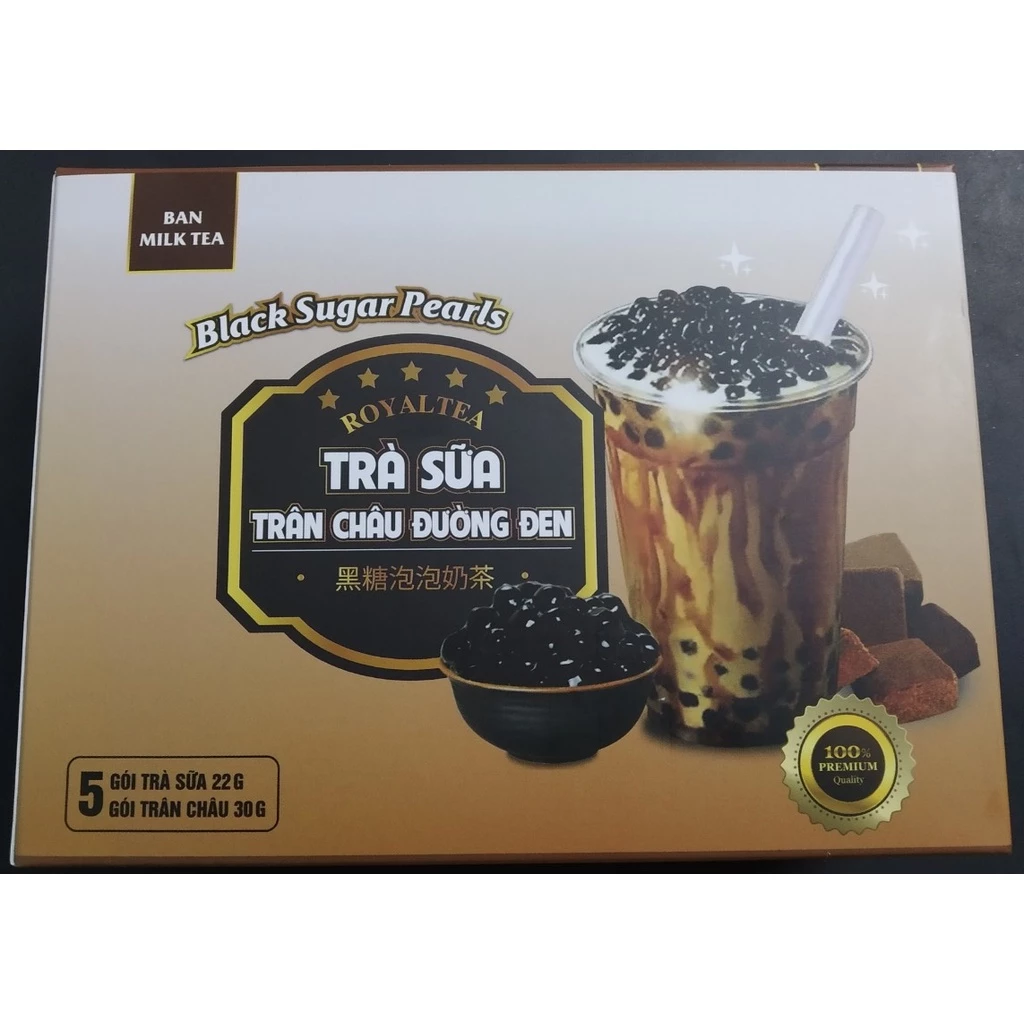 TRÀ SỮA BANMILK TEA Trân châu đường đen/ Olong Nướng/ Socola