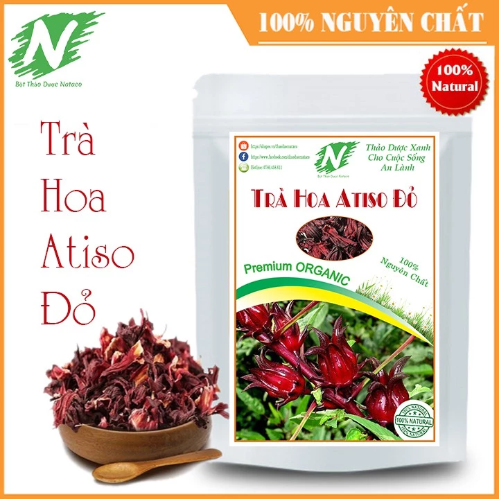 [HCM] Trà Hoa Atiso Đỏ Sấy Khô 100g ( Thanh Nhiệt - Lợi Tiểu - Mát Gan - Hỗ Trợ Béo Phì )