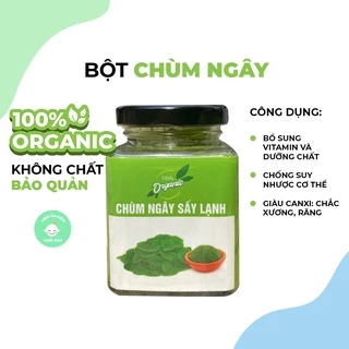 Bột Chùm Ngây Nguyên Chất Sấy Lạnh Cao Cấp, Bột Ăn Dặm, Thanh Lọc Cơ Thể, Mát Gan, Lọ Thuỷ Tinh 150gr