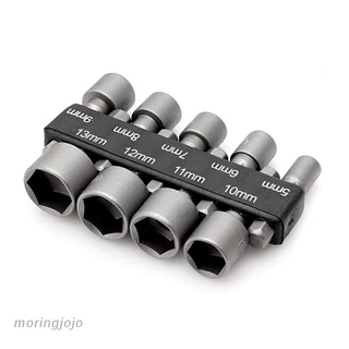 Bộ 9 Đầu Tuýp Vặn Ốc Lục Giác 1/4" 5-13mm