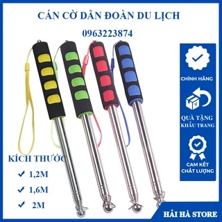 Cán cờ du lịch , cán cờ đi tour 1,2m, 1,6m, 2m đầu sắt