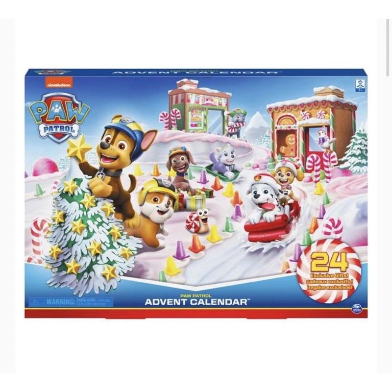 Hộp quà Noel 24 món Biệt đội chó cứu hộ Paw Patrol