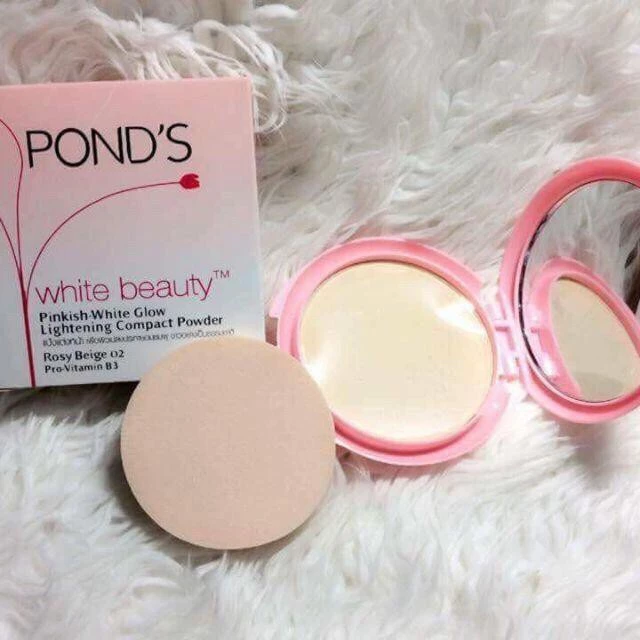 Phấn trang điểm Pond's hộp tròn - MỊN SÁNG HỒNG