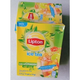 Trà Lipton Vị Chanh hộp 224g(16goi x14g)