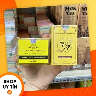 [Chính hãng] Combo Cao Nghệ Đông Anh X3 + Kem Face Collagen X3 - Mỹ Phẩm Đông Anh Nguyễn Huỳnh Như