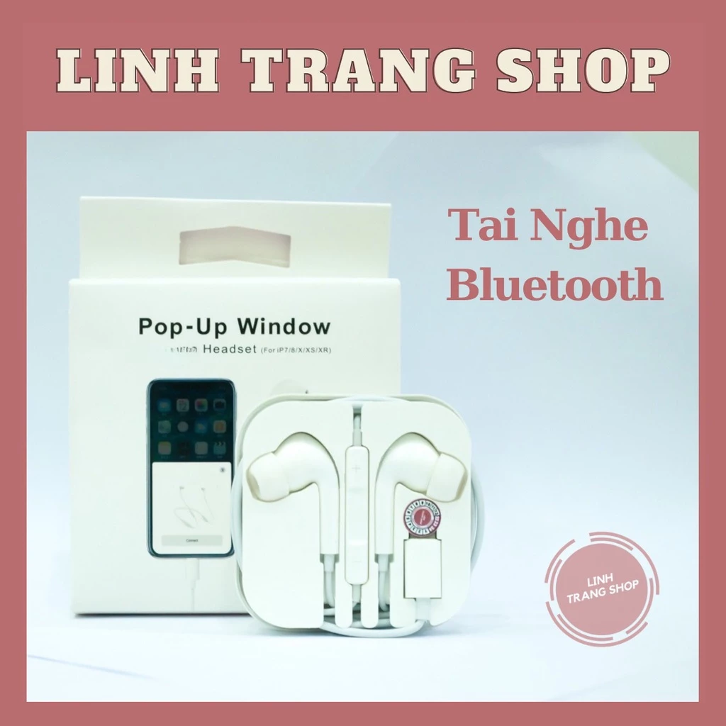 Tai Nghe Bluetooth Chân Dẹt Kết Nối Dành Cho Máy 7 Trở Lên