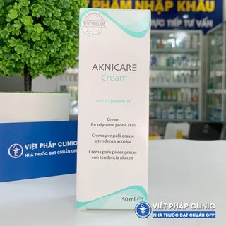 Aknicare Cream Kem hỗ trợ giảm mụn, ngăn ngừa mụn, giữ ẩm 50ml