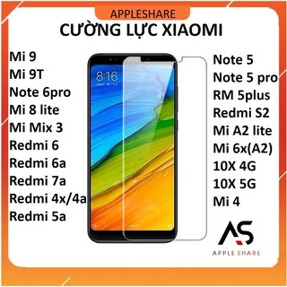 Kính cường lực Xiaomi trong suốt Mi 9/9t/8 lite/Mix 3/4/A2 lite/6x/Redmi 6/6a/7a/4x/4a/note 5 pro/5 plus/S2/10x 4g 5g