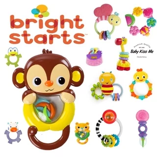 Gặm Nướu Đồ Chơi Kèm Lục Lạc Tập Cầm Nắm Chất Liệu An Toàn Cho Bé - Bright Starts