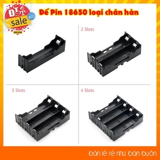 Đế pin 18650 1/2/3/4 Cell loại chân cho hàn mạch