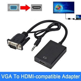 Cáp ChuyểN VGA Sang HDMI 1080P VớI ĐầU CắM 3.5Mm Cho PC HDTV ps4