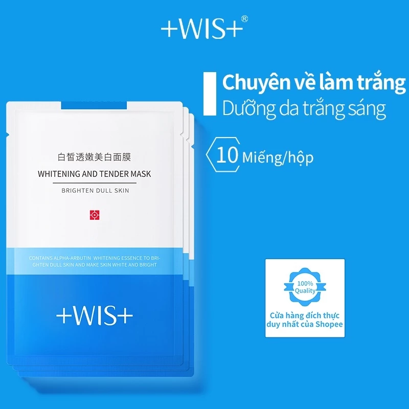 10 Mặt nạ làm trắng WIS làm dưỡng ẩm giảm thâm chăm sóc da mặt hiệu quả thích hợp cho mọi loại da